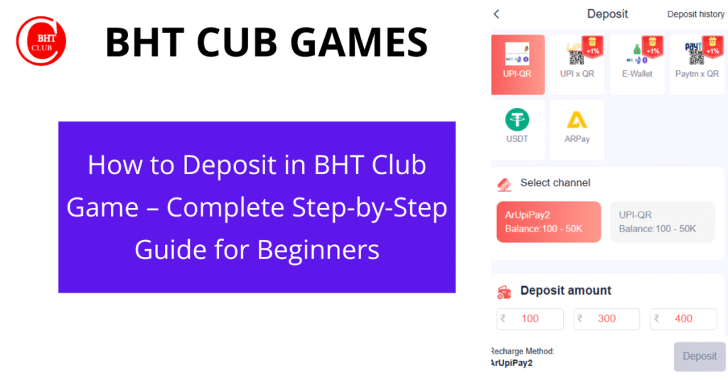 BHT Club Game wallet dashboard – add points guide